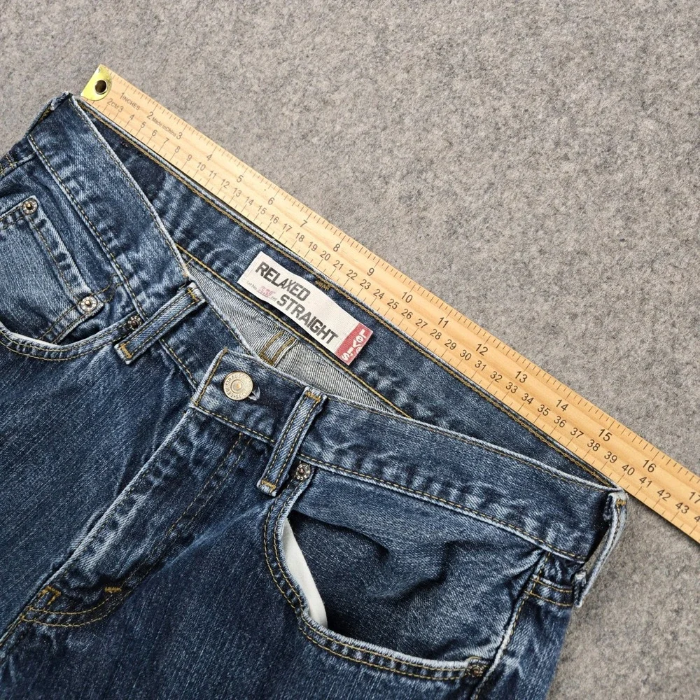 Levi 559 Relaxed Straight Jeans Mens 32x34 Blue Denim Vintage Y2K Skater 90s